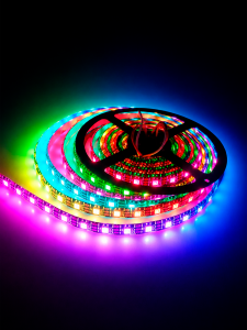Огонек OG-LDL45 LED лента адресная RGB 5м (SMD5050,WS2812,3pin,5В, IP20)